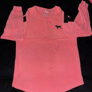 Pink Pullover Lounge crew